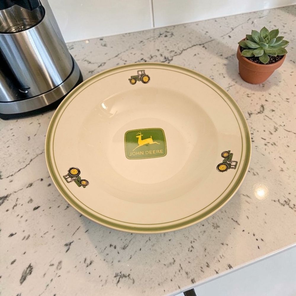 John Deere Tractor Collection Set Of 4 Bowls by Gibson Designs 9”
